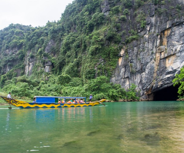 The Entrance To Phong Nha Cave, Whihc Is Accessible Only By Water