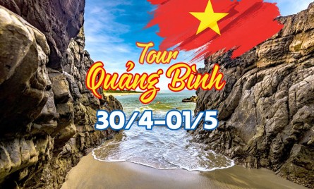 Tour Quảng Bình 3 ngày 2 đêm Lễ 30/4 – 1/5: Phong Nha Kẻ Bàng – Thung Lũng Hava Ngọc Bích – Biển Nhật Lệ