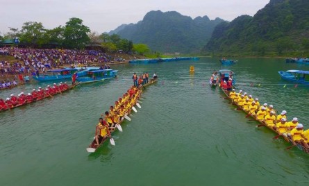 Lễ hội cá Trắm, đua thuyền và liên hoan ẩm thực độc đáo tại Phong Nha Kẻ Bàng 2019