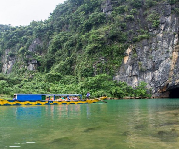 The Entrance To Phong Nha Cave, Whihc Is Accessible Only By Water