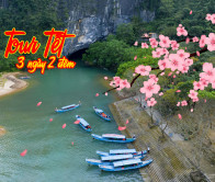 Tour Tết Quảng Bình 3 ngày 2 đêm: Vũng Chùa – Phong Nha Kẻ Bàng – Động Thiên Đường – Suối Bang Onsen – Chùa Hoằng Phúc