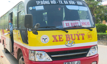 Lộ trình tuyến xe buýt ở Đồng Hới, Quảng Bình mới cập nhật