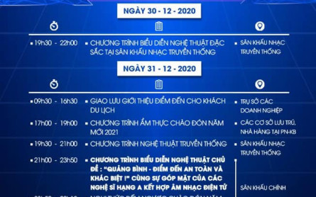 Chương trình chào đón năm mới countdown tại Phong Nha