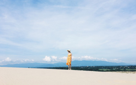 Bí kíp chụp ảnh đẹp mê hồn tại đồi cát Quang Phú, Quảng Bình