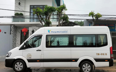 Cho thuê xe 16 chỗ đi Sông Chày Hang Tối tiện nghi giá rẻ