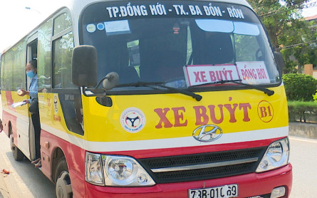 Lộ trình tuyến xe buýt ở Đồng Hới, Quảng Bình mới cập nhật