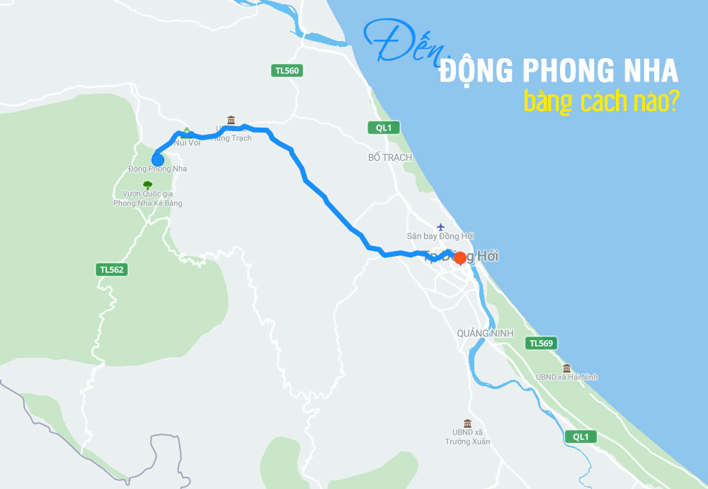 Đến Động Phong Nha bằng cách nào