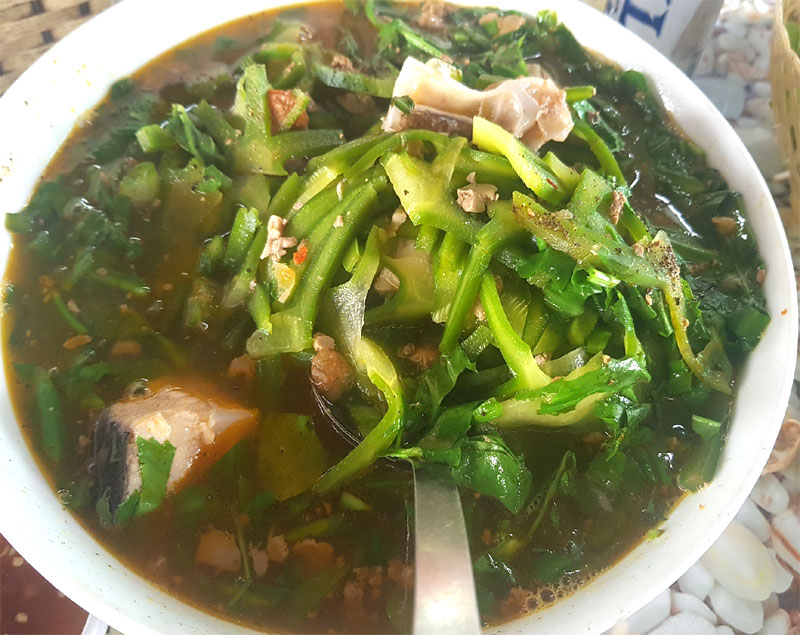 Canh đặc sản xương rồng cá đuối món ăn ngon đặc sản Quảng Bình