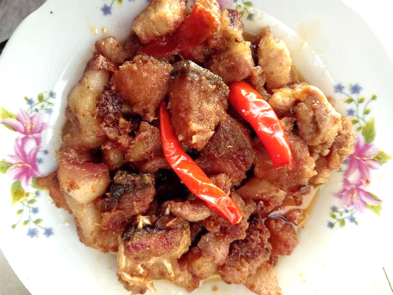 Mắm thính kho thịt món ăn ngon đặc sản Quảng Bình