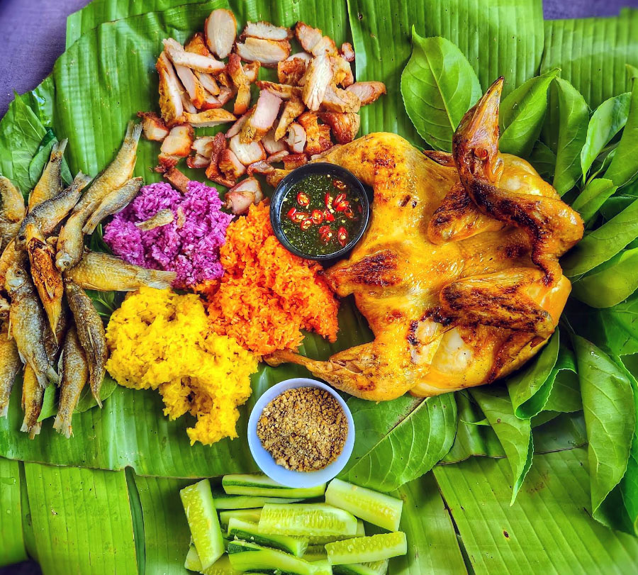 Mẹt nướng ở Sông Chày Hang Tối