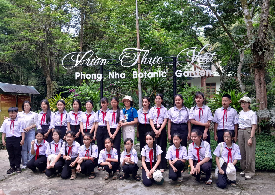 Vườn Thực Vật Phong Nha - Nơi giáo dục môi trường lú tưởng